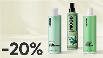 -20% на професійні засоби для догляду за волоссям бренду Mood
