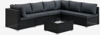 Комплект меблів для відпочинку модульний EG 6м чорний