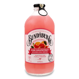 Напій Bundaberg Pink Grape-Fruit безалкогольний сильногазований, 0,375л