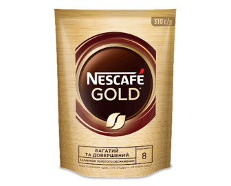 Кава розчинна Nescafe Gold сублімована, 310г