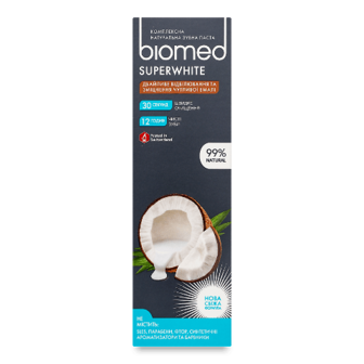 Паста зубна Biomed Superwhite 100г