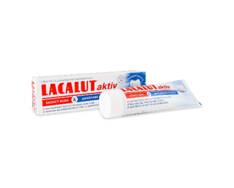 Паста зубна Lacalut «Захист ясен та дбайливе відбілювання», 75мл