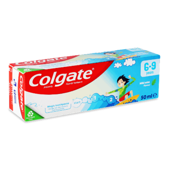 Паста зубна Colgate Mild mint 6-9 років 50мл