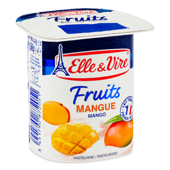Десерт молочний Elle&Vire з манго 2,3% ст 125г