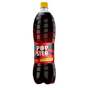 Напій Popster Cool Cola безалкогольний сильногазований 1,5л