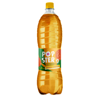 Напій соковмісний Popster Sunny Orange сильногазований 1,5л