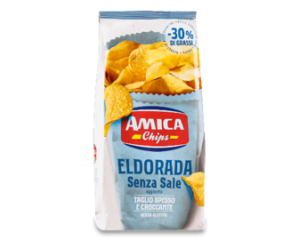 Чипси Amica картопляні без додавання солі, 100г