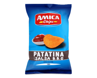 Чипси Amica картопляні зі смаком барбекю, 100г