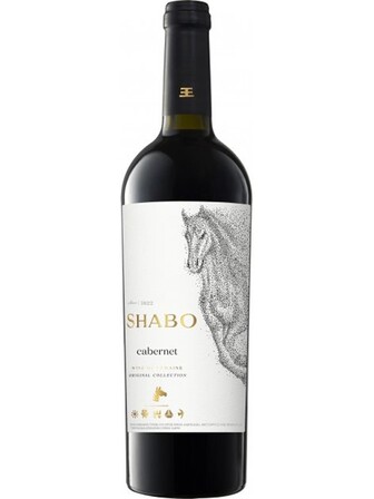Вино Каберне / Cabernet, Shabo, червоне сухе 0.75л