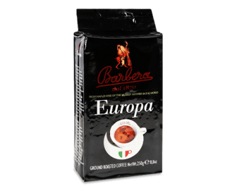 Кава мелена Barbera Europa смажена, 250г