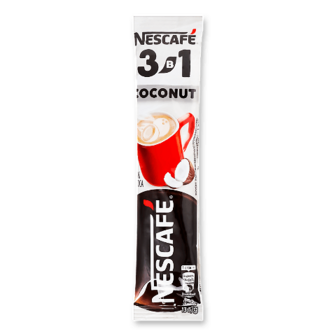 Напій кавовий Nescafe Coconut Mix 3 в 1 розчинний 13г