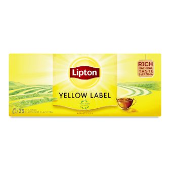 Чай чорний Lipton Yellow Label 25*2г