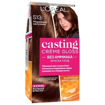 Фарба-догляд для волосся L'Oreal Paris Casting Creme Gloss 513 Морозний капучино без аміаку