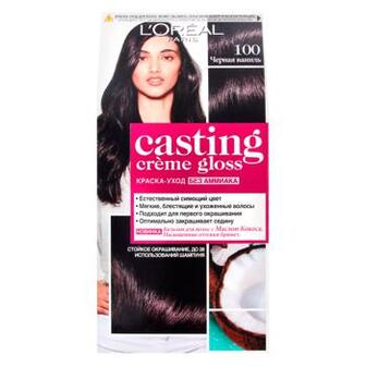 Фарба для волосся L'oreal Casting Creme Gloss 100 Чорна ваніль