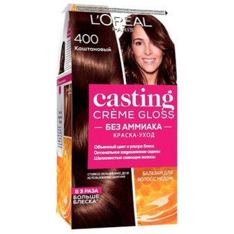 Фарба-догляд для волосся L'Oreal Paris Casting Creme Gloss 400 Каштановий без аміаку
