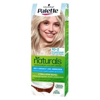 Фарба для волосся Palette Naturals без аміаку 10-2 холодний блондин