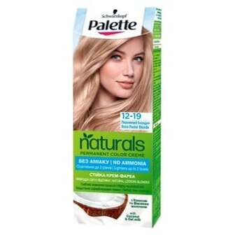 Фарба для волосся Palette Naturals без аміаку 12-19 перлинний блондин