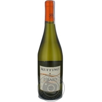 Вино Ruffino Libaio Chardonnay біле сухе 12.5% 0,75л