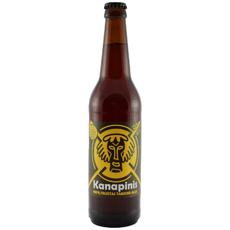 Пиво Kanapinis темне нефільтроване 5,3% 0,5л