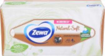 Серветки в кор. Zewa 80 шт. Softis Natural Soft