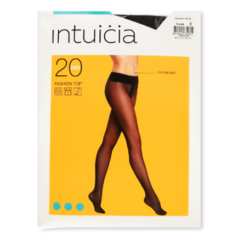 Колготки жіночі Intuicia Fashion Top 20 чорні р. 2 шт