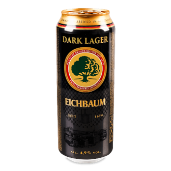 Пиво Eichbaum Premium Schwarzbier темне з/б 0,5л