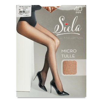 Колготки жіночі Siela Micro Tulle 40 caramel р.2 шт