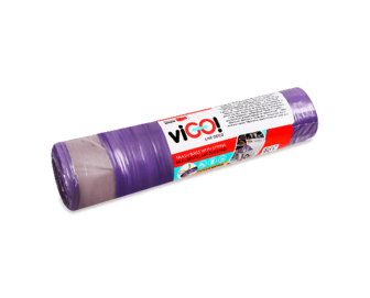 Пакети для сміття viGO! Premium з зав'язками пурпурові 60 л, 10шт