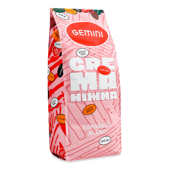 Кава в зернах Gemini Crema Grains натуральна 1кг