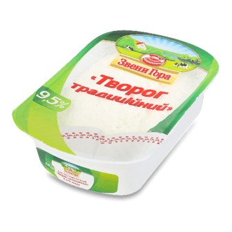 Сир кисломолочний «Звени Гора» «Домашній традиційний» 9,5%, 230г