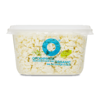 Сир кисломолочний Organic Milk 0,2% органічний нежирний, 300г