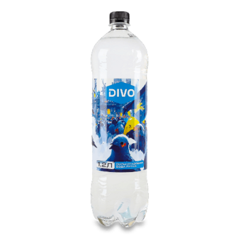 Вода питна Divo Voda сильногазована, 1,2л