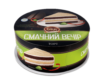 Торт Київ БКК Смачний вечір бісквітний, 450г