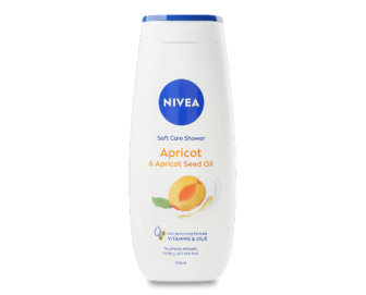 Гель-догляд для душу Nivea Apricot & Apricot seed oil, 250мл