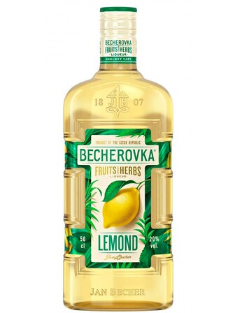 Лікер Бехеровка Лимон / Becherovka Lemond, 20%, 0.5л