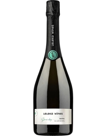 Ігристе вино Лелека Вайнс / Leleka Wines, біле напівсухе 0.75л