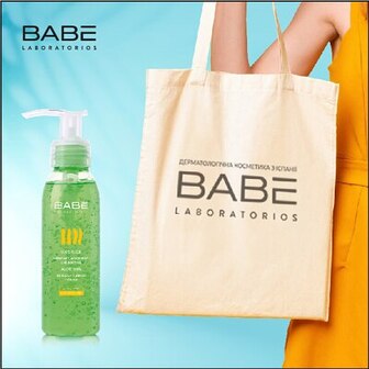 Ваш подарунок з покупкою продукції марки Babe Laboratorios:

З покупкою сонцезахисного флюїду для обличчя або будь-якого сонцезахисного засобу для дітей — еко-шопер
З покупкою сонцехисного засобу для тіла — зволожуючий гель алое 90 мл