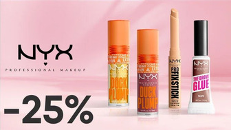 -25% на декоративну косметику NYX Professional Makeup