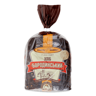 Хліб «Київхліб» «Бородинський» нарізаний 400г