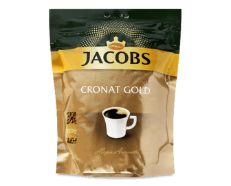 Кава розчинна Jacobs Cronat Gold натуральна сублімована, 150г