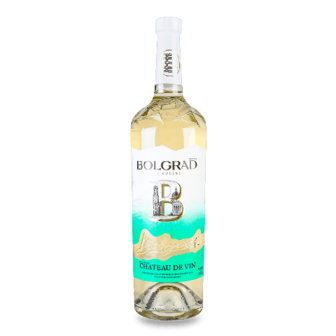 Вино Bolgrad «Шато де Вин» біле напівсолодке 0,75л