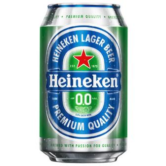 Пиво безалкогольне світле Heineken 0,33л залізна банка