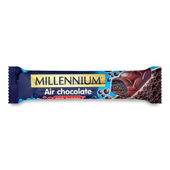 Шоколад молочний Millennium пористий 22г