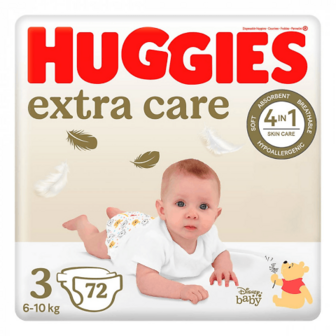 Підгузки Huggies Extra Care Mega 3 (6-10 кг) 72шт