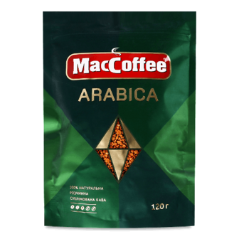 Кава розчинна MacCoffee Arabica натуральна сублімована 120г