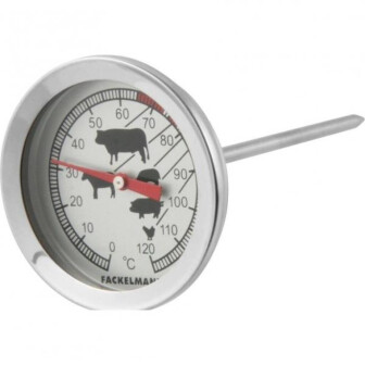 Термометр Fackelmann для запікання м`яса сталь 15см шт